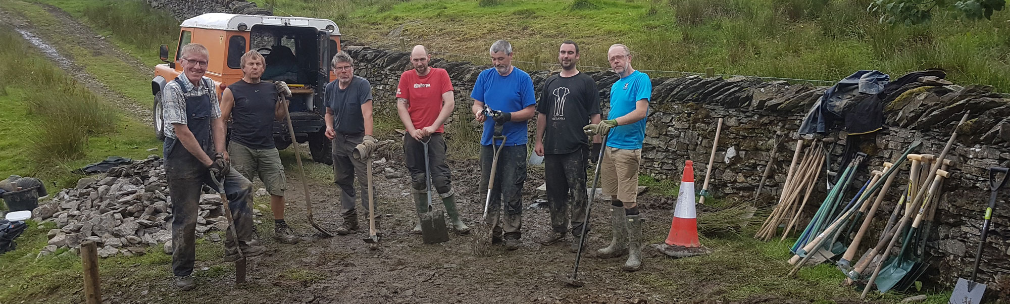 Cartmel Fell culvert repairs, Lake District